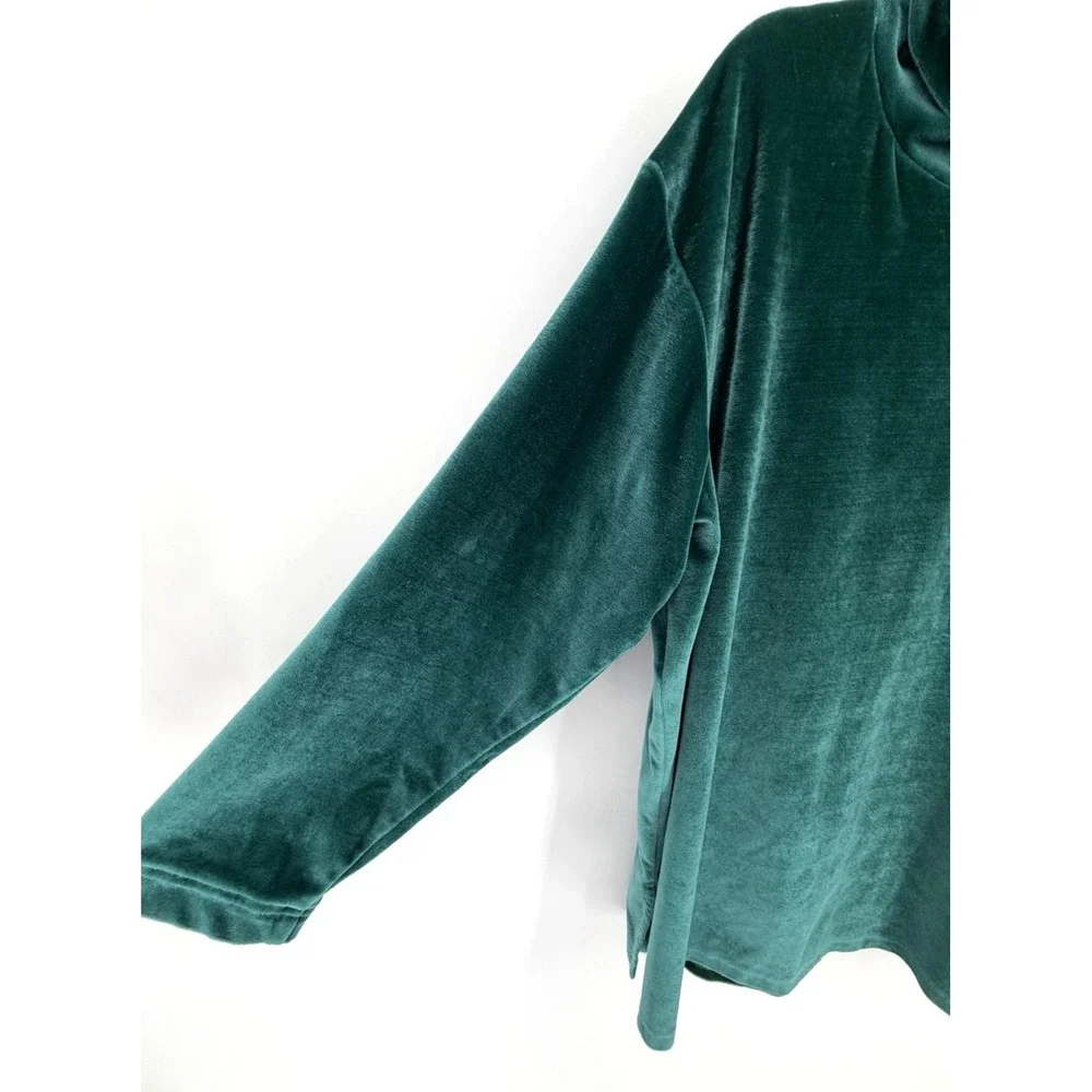 Lane Bryant Designs Velour 2 Piece Loungewear Set Emerald Green Soft Cozy 18/20